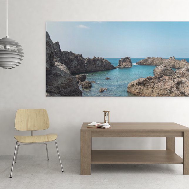 Impresión de lienzo Premium de la costa norte de T (Tenerife Coastline Canvas Wall Art
Premium North Tenerife Photo Print)