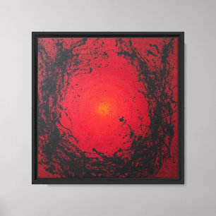 Impresión de lienzo rojo#3