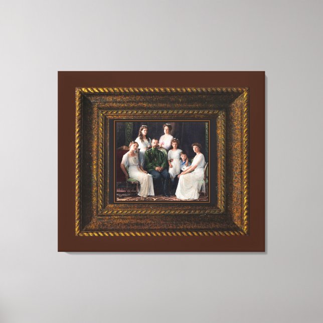 Impresión de lienzo Romanov para los Mártires Real (Anverso)