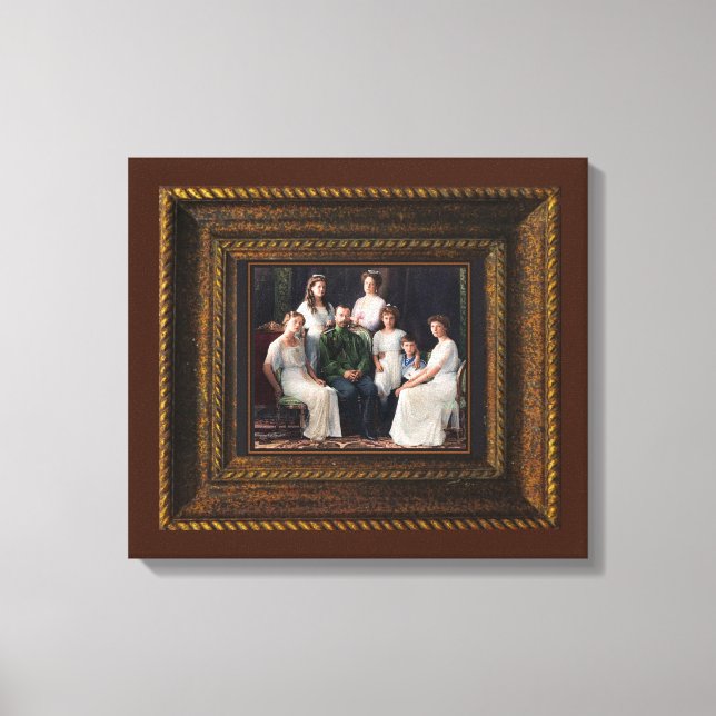 Impresión de lienzo Romanov para los Mártires Real (Anverso)