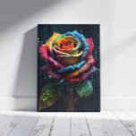 Impresión de lienzo Rosa de arcoiris<br><div class="desc">La impresión de tela Rosa arcoiris es totalmente personalizable y única para colgar en las paredes de casa y oficina. Diseñado por Norman.R.</div>