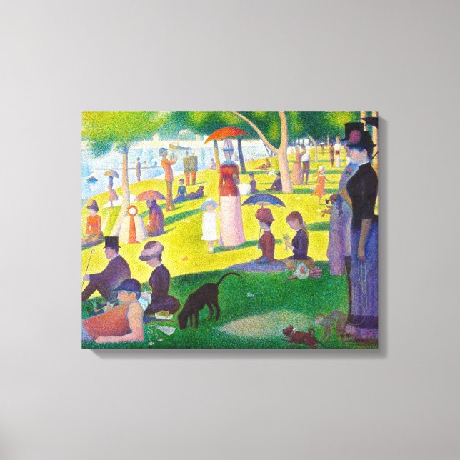 Impresión de lienzo Seurat La Grande Jatte (Anverso)