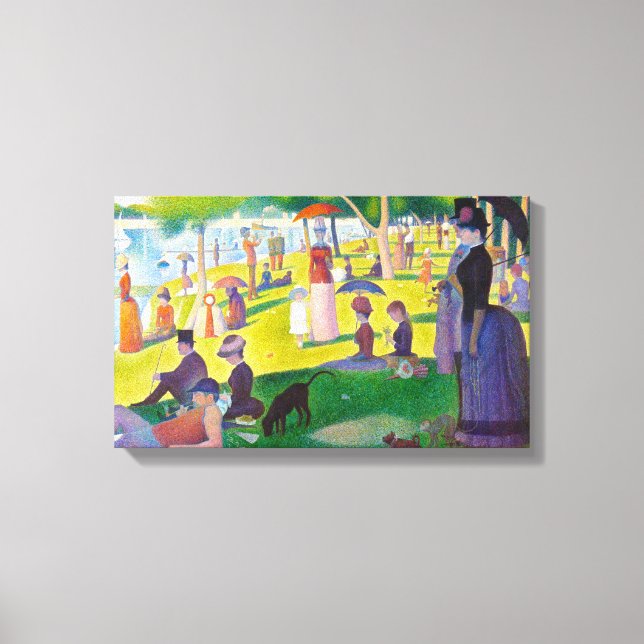Impresión de lienzo Seurat La Grande Jatte (Anverso)
