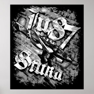 Impresión de lienzo Stuka Ju 87