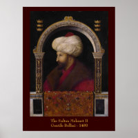 Impresión de lienzo Sultan Mehmet II