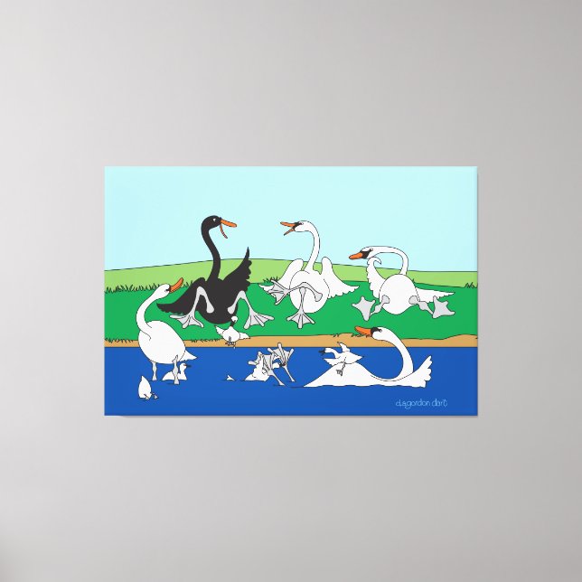 Impresión de lienzo Swant Talk 40x60 (Anverso)