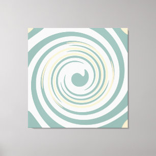 Impresión de lienzo Swirl moderno y silencioso