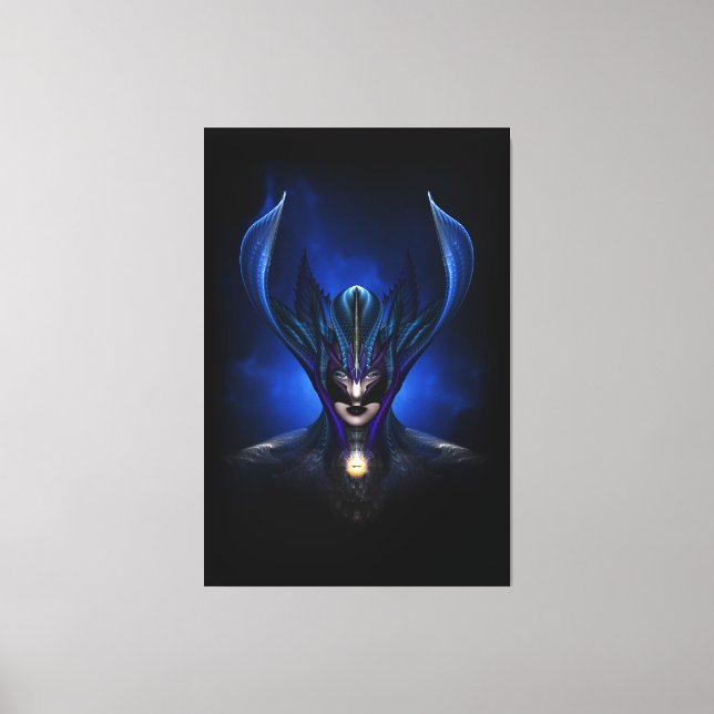 Impresión de lienzo Taidushan Sai Shadow Blue RB B (Anverso)