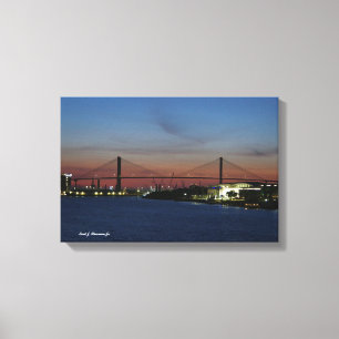 Impresión de lienzo Talmadge Bridge
