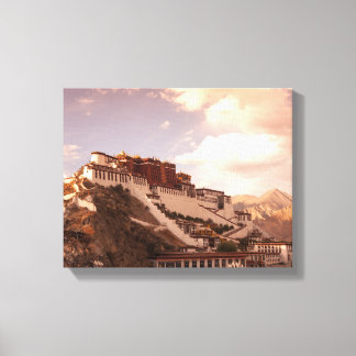 Impresión de lienzo tibetano de Potala