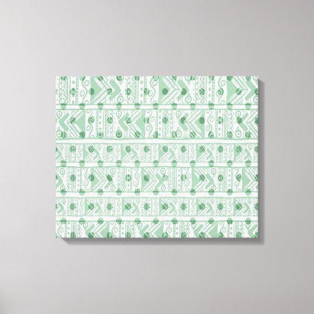 Impresión de lienzo tribal africano (Anverso)