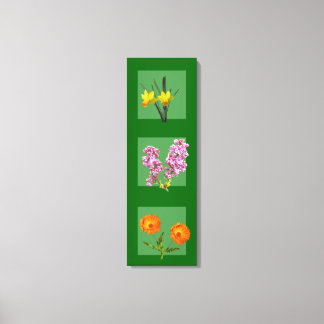 Impresión de lienzo - Triptych botánico