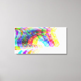 Impresión de lienzos coloridos modernos