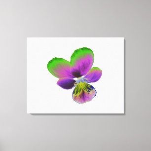 Impresión de lienzos con paneles morado y verde