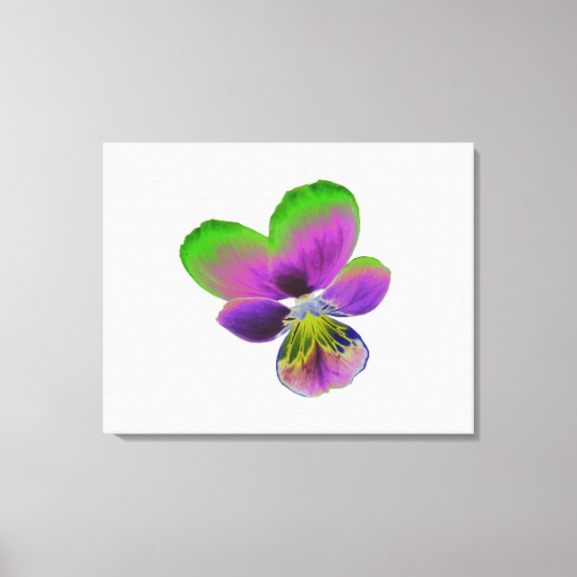 Impresión de lienzos con paneles morado y verde (Anverso)