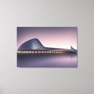 Impresión de lienzos de arquitectura futurista