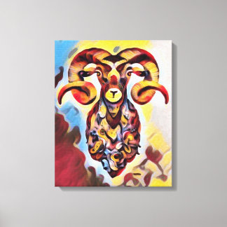 Impresión de lienzos de arte de Ram Wild
