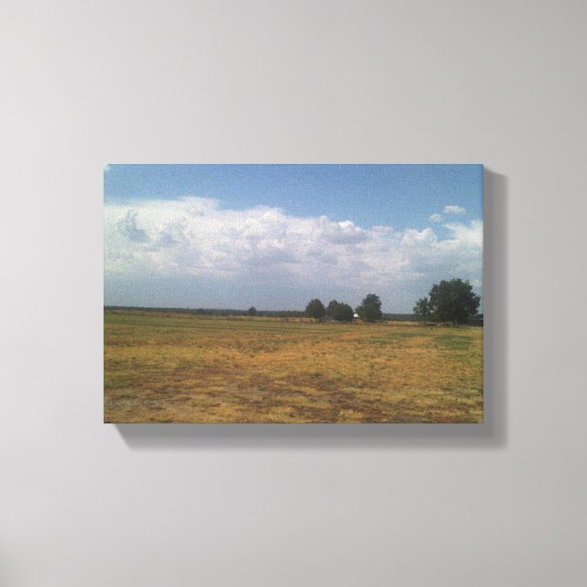 Impresión de lienzos de cielo nublado (Anverso)