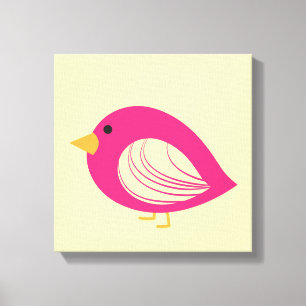 Impresión de lienzos de pájaros extravagantes de c