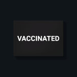 Impresión de lienzos de personalizable blanco y ne<br><div class="desc">Impresión de lienzo de personalizable blanco negro,  Rótulo minimalista estilo elegante negro y blanco</div>