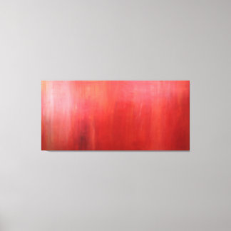 Impresión de lienzos de pintura de acrílico rojo d