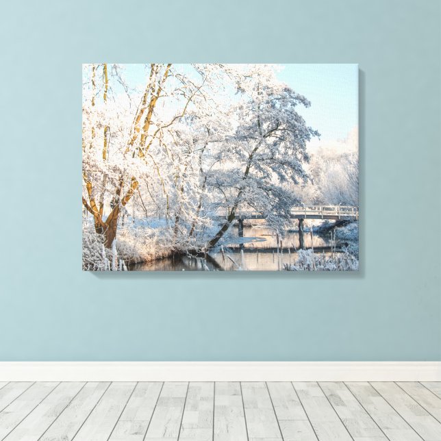 Impresión de lienzos de veneración mágica de invie (Insitu (piso de madera))