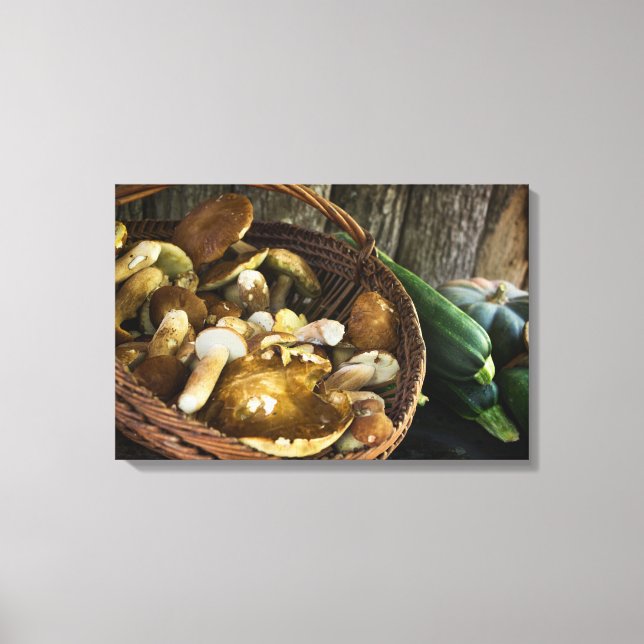 Impresión de lienzos de vida de alimentos de otoño (Anverso)