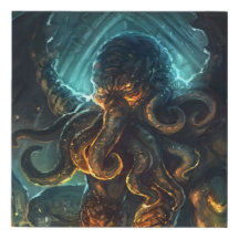 Impresión de lienzos envueltos Cthulhu de Lovecraf