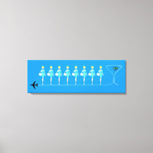 Impresión de lienzos estirados del operador de vu