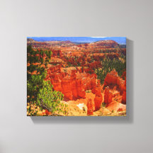 Impresión de lienzos estirados en hoodoos del desi