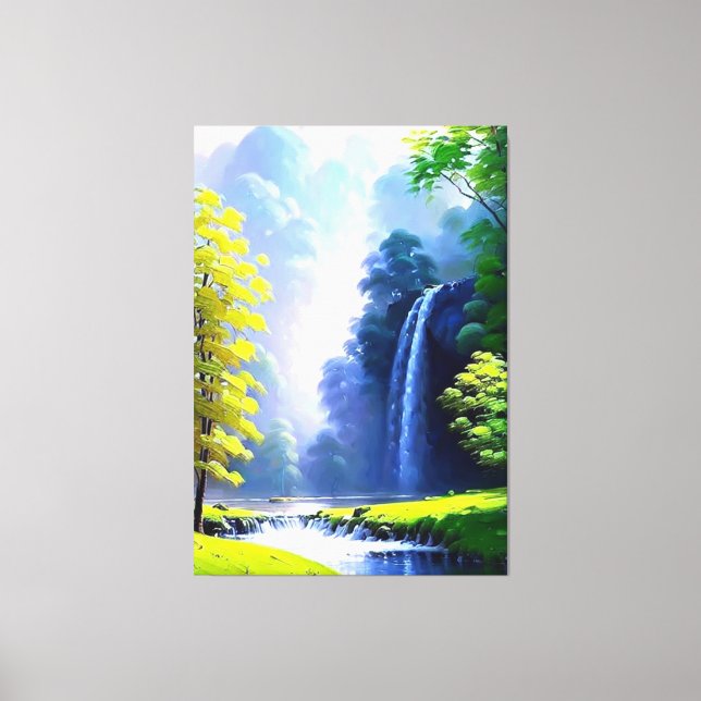 Impresión de lienzos para pintura de naturaleza tr (Anverso)