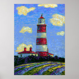 Impresión de lighthouse pastel y canvas de los cam