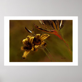 IMPRESIÓN DE "LILLIES DE ORO"