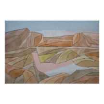 Impresión de líneas acuáticas de playa perdidas