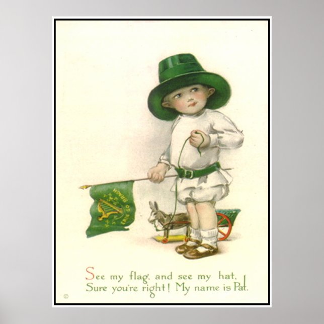 Impresión de Little Patrick Vintage (Frente)