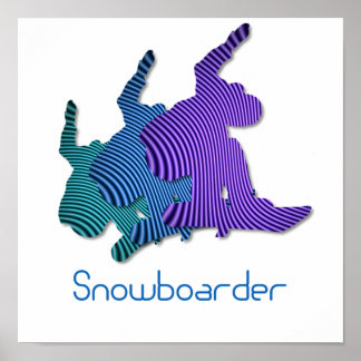 Impresión de logotipo Snowboard