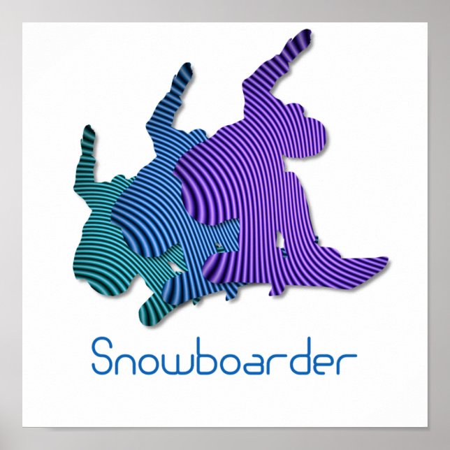 Impresión de logotipo Snowboard (Frente)