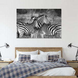 Impresión de lona grande - Zebra africana