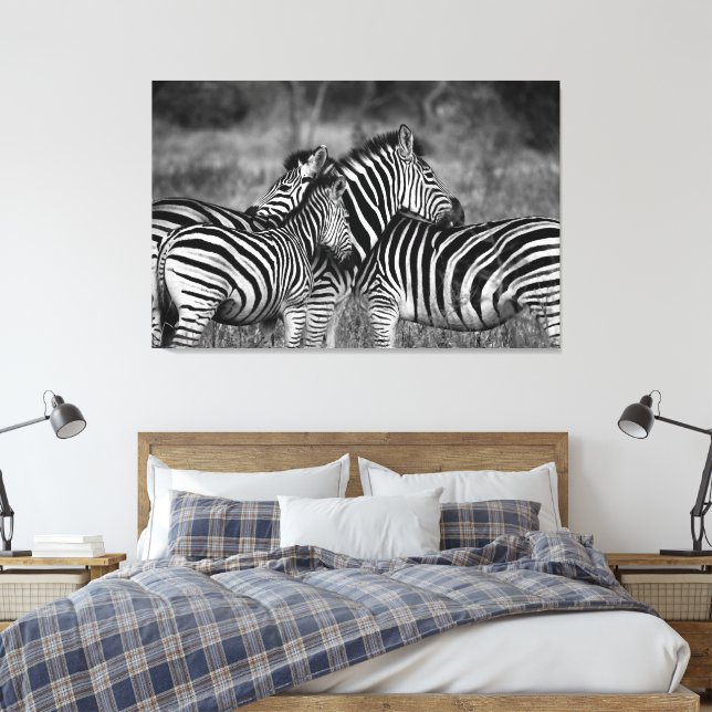 Impresión de lona grande - Zebra africana (Insitu(Dormitorio))