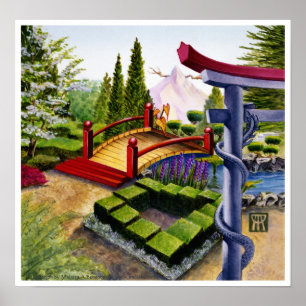 Impresión de los jardines de Möbius