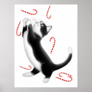 Impresión de los juguetes del gato del bastón de