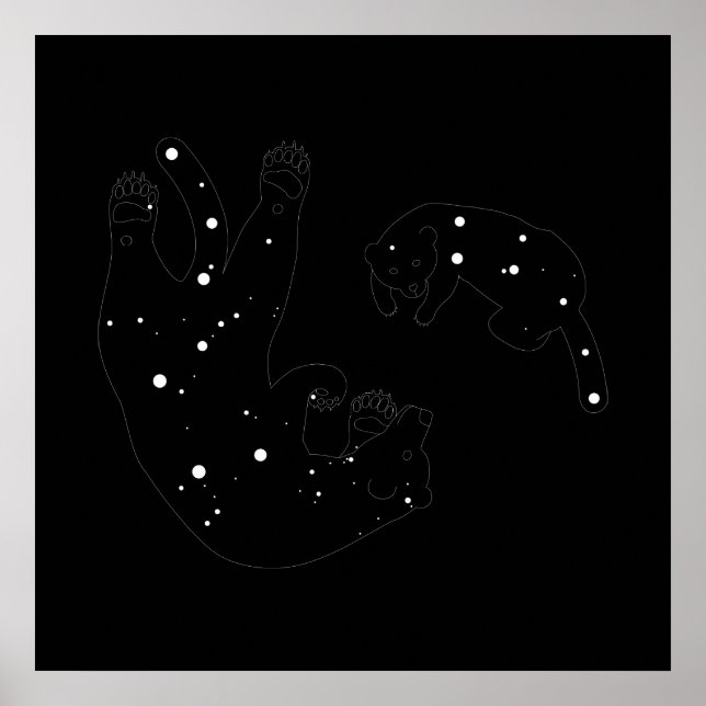 Impresión de los osos espaciales (Frente)