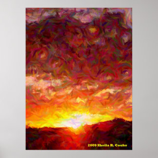 Impresión de luz nocturna