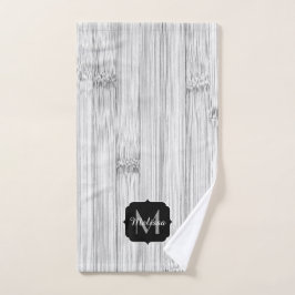 Impresión de madera de bambú gris de Guay Monogram