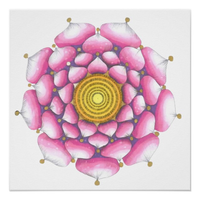 Impresión de Mandala (Anverso)