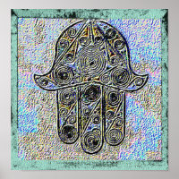 Impresión de mano de Fátima