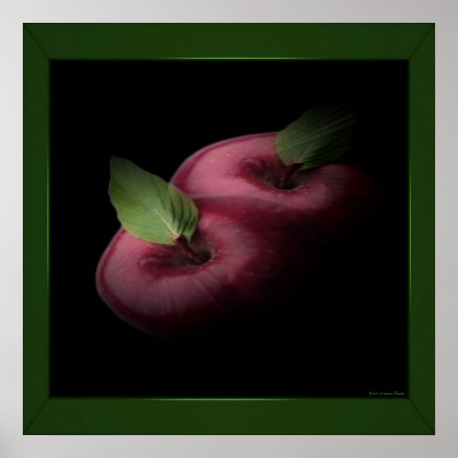 Impresión de manzanas rojas (Frente)