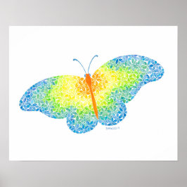 Impresión de mariposas