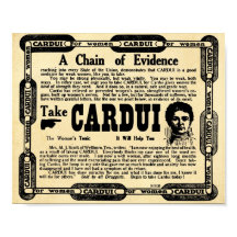 Impresión De Medicamentos De Cardui Vintage Para M