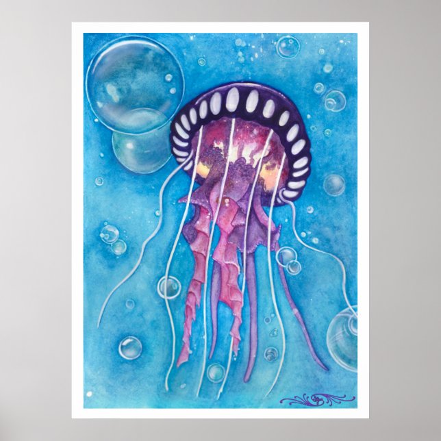 Impresión de Medusa Deep Sea (Frente)